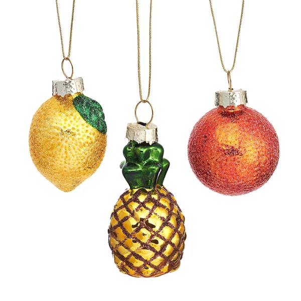 Mini Tropical Fruit Christmas Tree Decoration