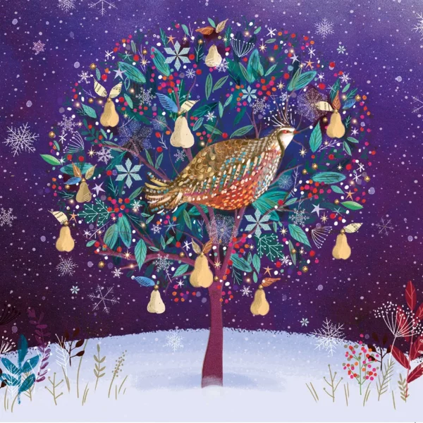 Golden Partridge Charity Christmas Card